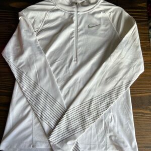 Nike White Dri-FIT Running Top